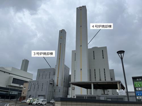 太田市清掃センター 3号炉と4号炉の写真