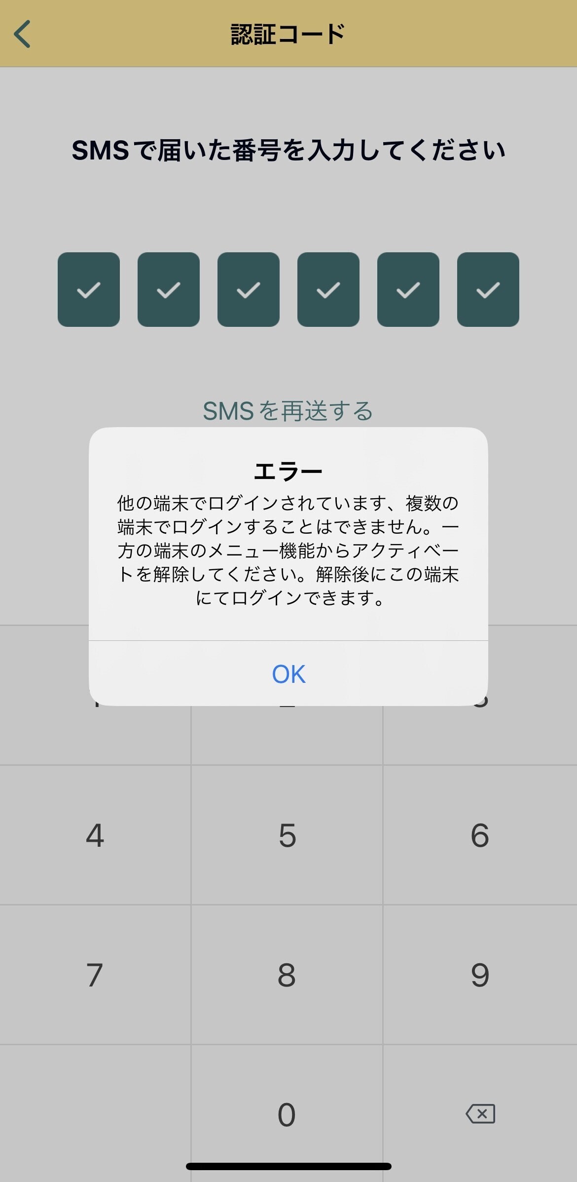 アクティベートロック画面