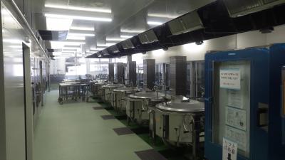 毛里田小学校給食室