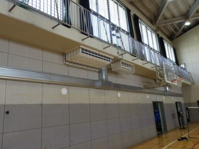 南中学校屋内運動場エアコン