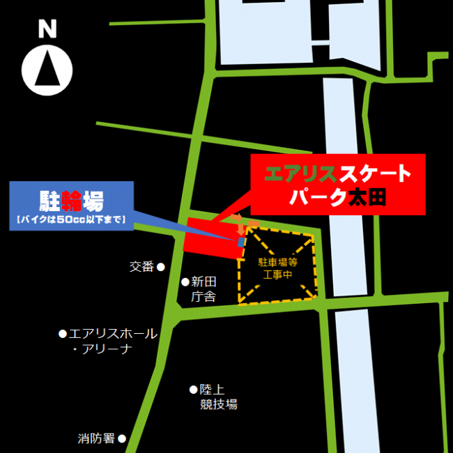 駐輪場案内図