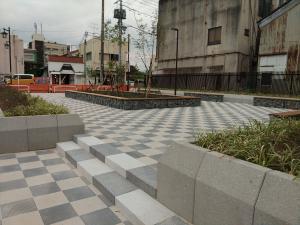 太田駅北口ポケットパーク(南から北)