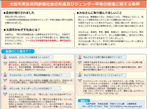 チラシ裏面
