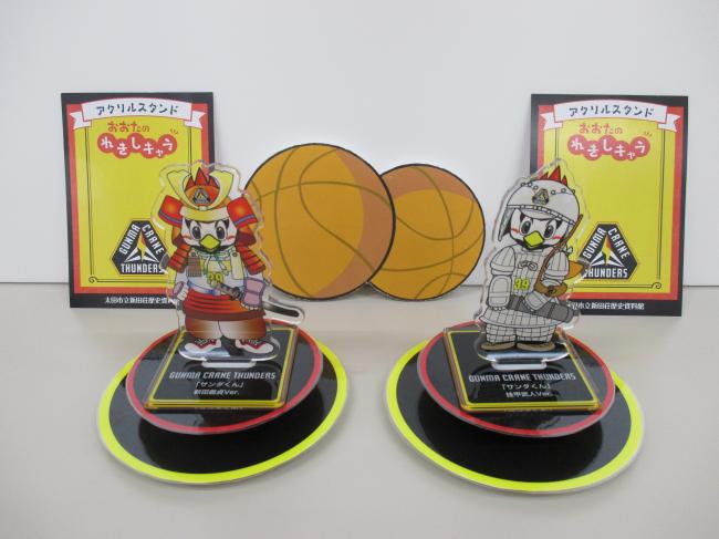 サンダくんアクリルスタンド展示画像
