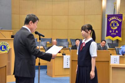 表彰式写真③