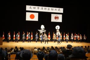 太田飛伝統文化保存会による特別演技「木遣り」