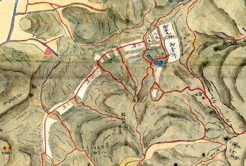 金山城跡の遺構