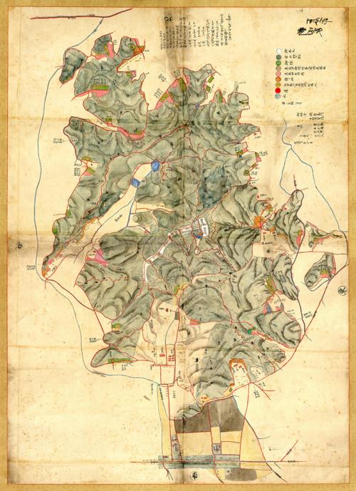 寛政太田金山御林絵図（旧宮家本）