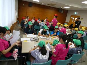 毎日班会議を行い自分たちの行動を振り返り