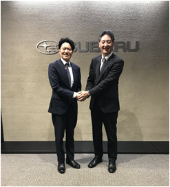 市長によるスバル本社訪問の画像