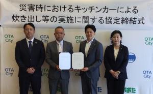 市長と桐生・みどり・太田キッチンカー組合の皆様