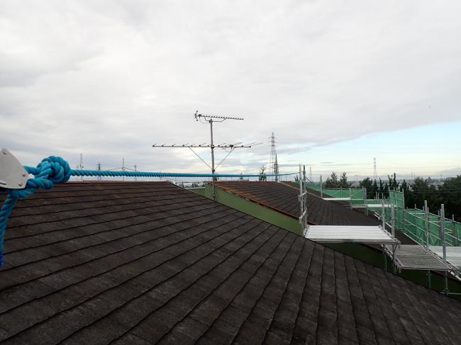 牛沢団地6号棟外壁屋根_着工前3