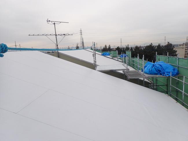 牛沢団地6号棟外壁屋根_完成3