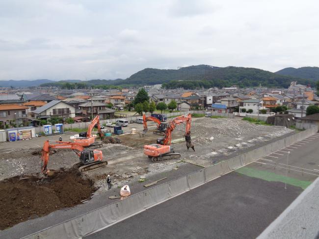 大島市営住宅79-AB棟解体_工事中3