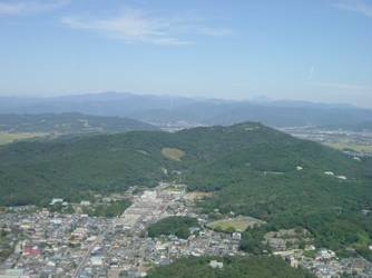 太田市の俯瞰図