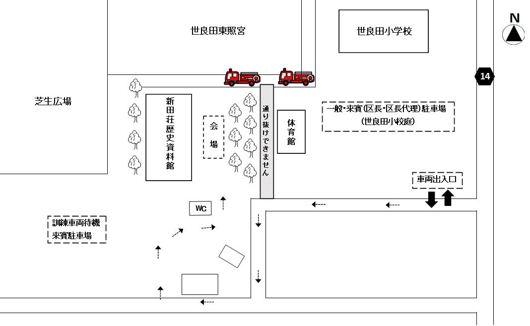 会場周辺案内図
