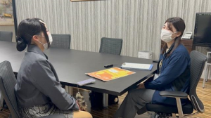 インタビュー風景