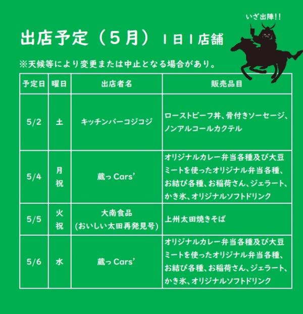 出店予定