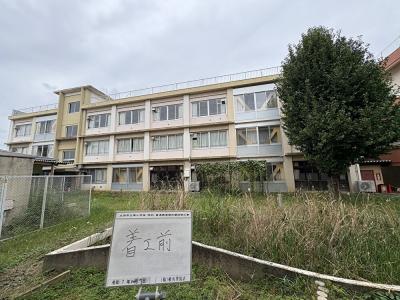 外壁改修工事前