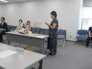金賞受賞　挨拶