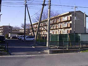 粕川市営住宅の外観①