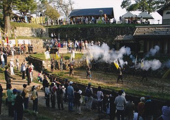 15．金山城演武（撮影場所10）の画像