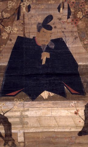 絹本著色荏柄天神像