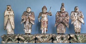 十二所神社の神像の画像