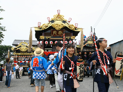 沖之郷の祇園囃子