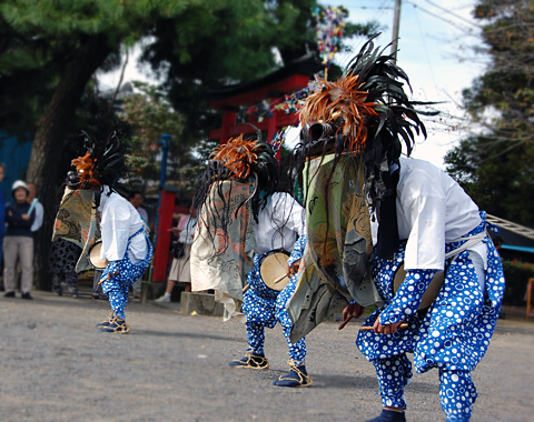 赤堀八幡宮の獅子舞