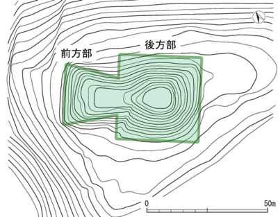 寺山古墳平面図