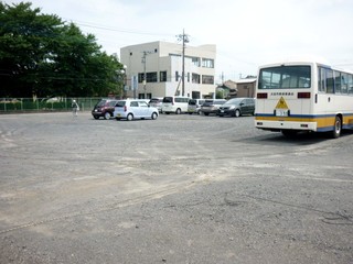 強戸ふれあいセンター駐車場遠景