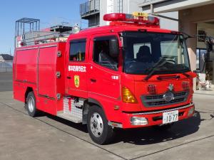 水槽付き消防ポンプ自動車