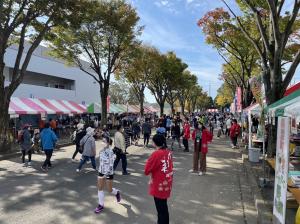 令和4年度交流都市物産市会場の全体の様子