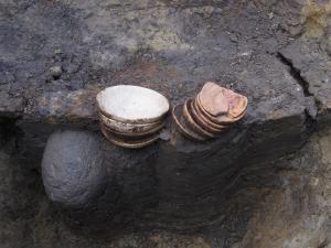 城ノ内遺跡から出土したかわらけ