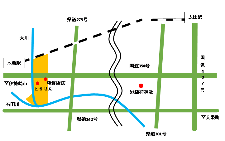 宝泉南部　略図