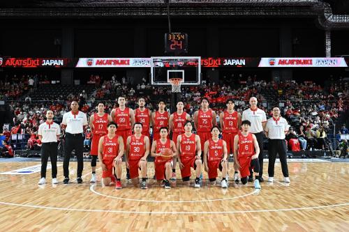 バスケットボール男子日本代表集合画像